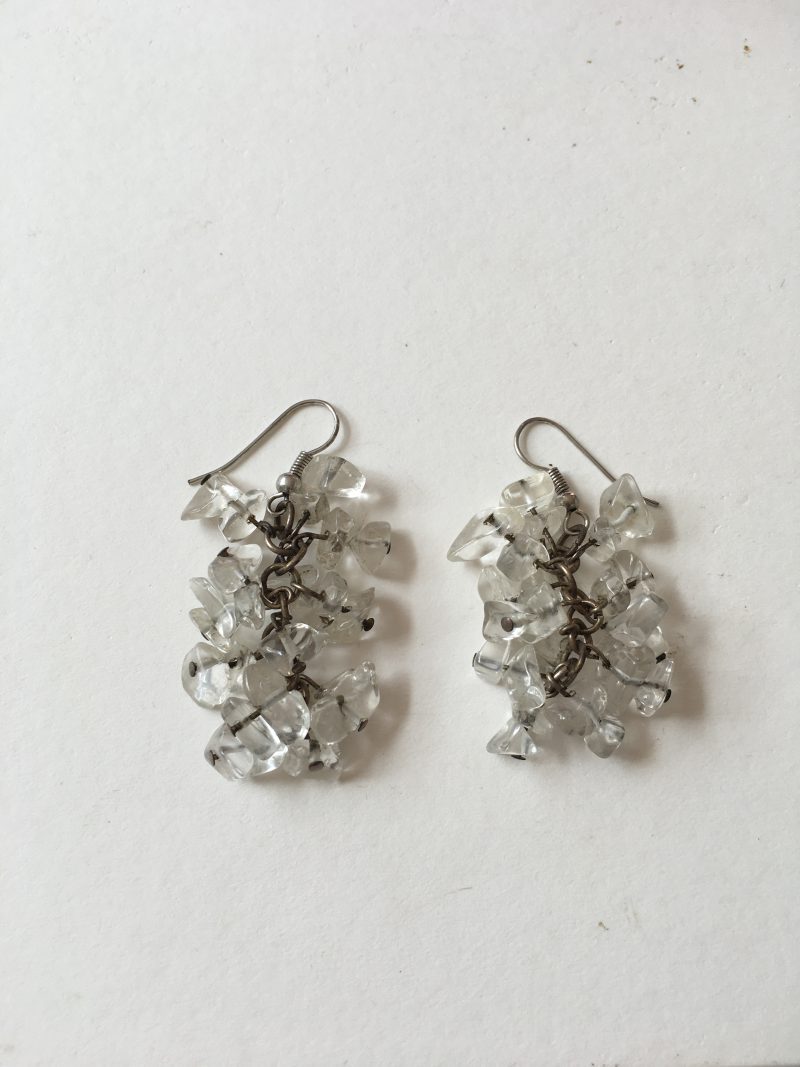 Handmade Quartz Chip Earrings - Image 2