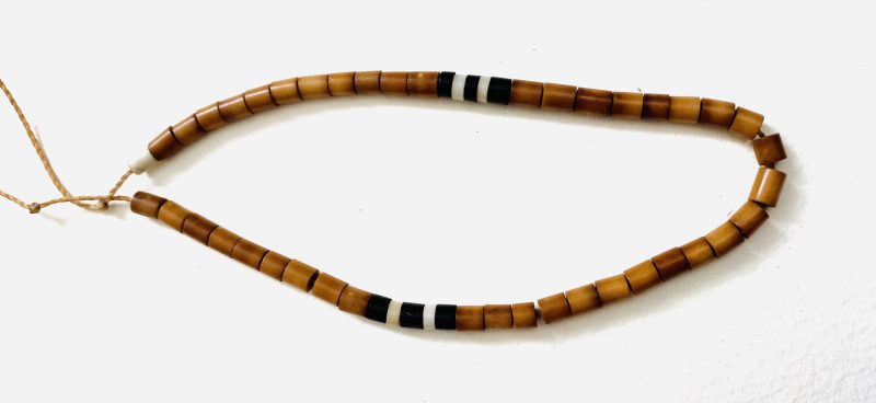 Apurinã People: Handcrafted Light Brown Mixed Unique Bracelet. - Image 3